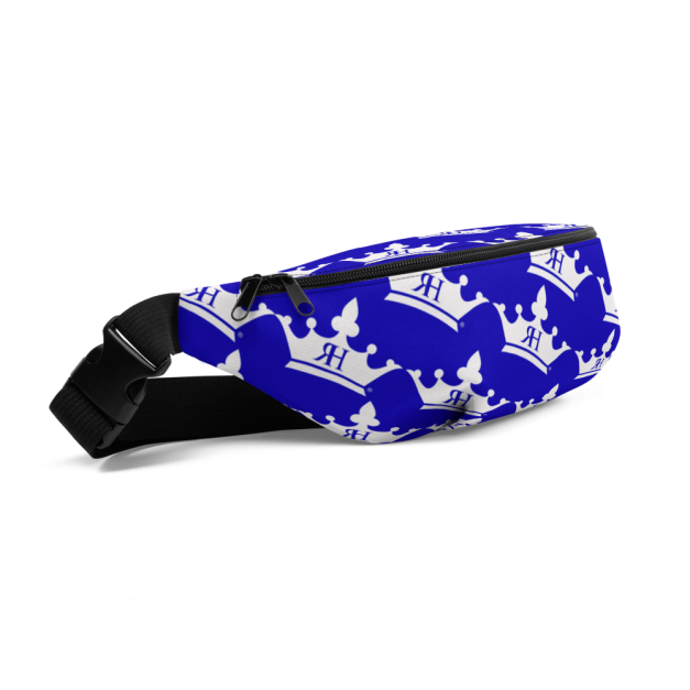 crown fannypack FRONT crown fannypack TOP crown fannypack BACK mockup Front Left Default White