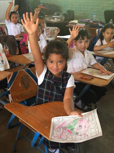 hope for honduran children rural Honduran classroom latino students