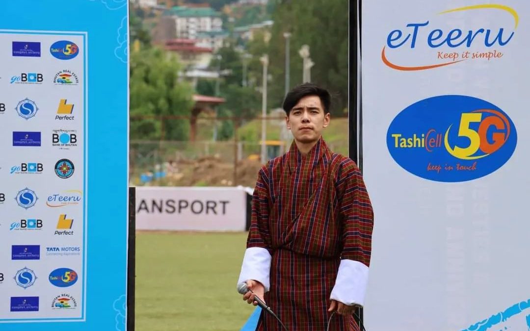 Chogo Performs at The Bhutan Grand Prix International Archery Tournament
